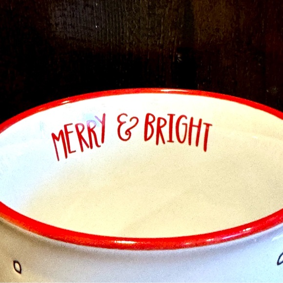 Peanuts Merry & Bright Snoopy and Woodstock Ceramic Christmas Mug - Picture 3 of 7